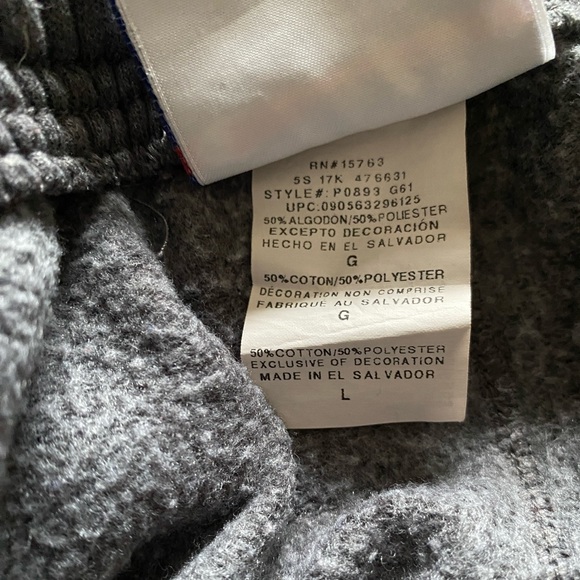 Champion Men’s Large Gray Sweatpants - Picture 5 of 5